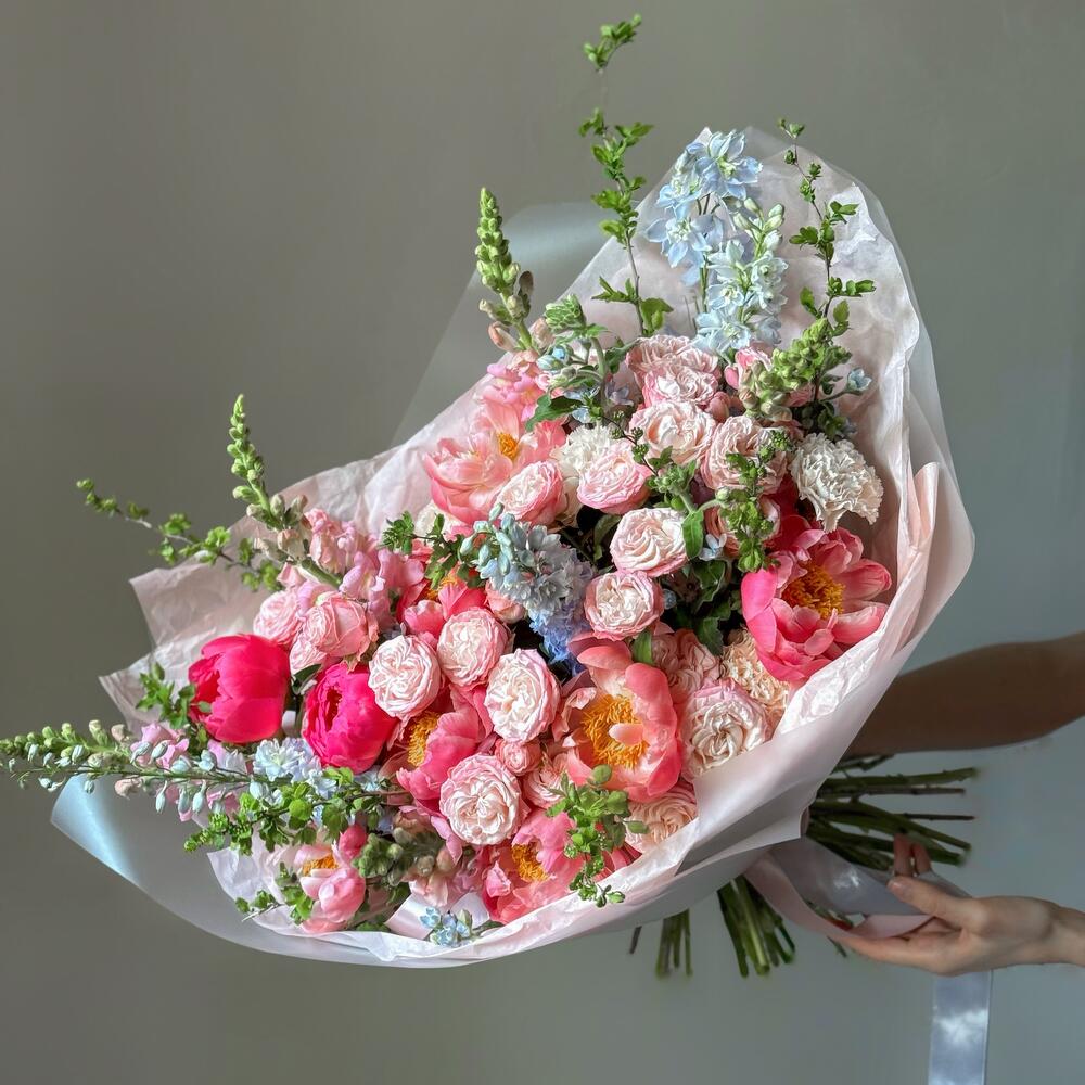 Peony & Delphinium