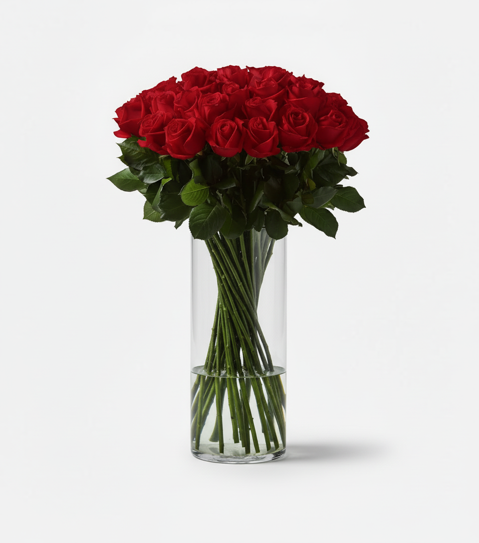 Red Naomi in Vase